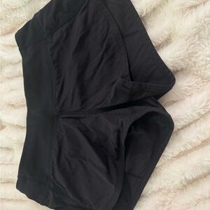 Black Athletic Shorts with Classic Design